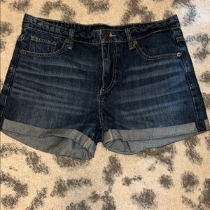 Lucky Brand Women's Denim Shorts - Dark Blue